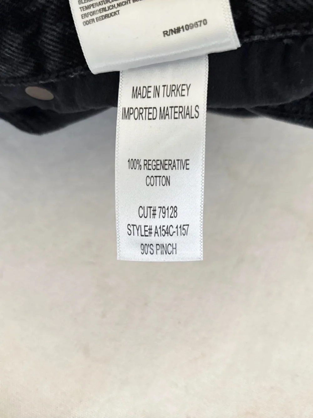 AGOLDE 90's Pinch Waist High Rise Straight Jeans in Hitch